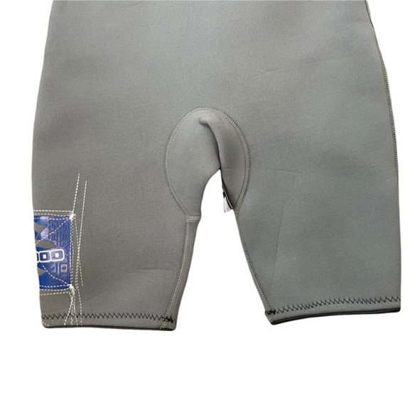 SEA DOO BRP Junior Shorty Wetsuit Blue/Black/Gray Size 12 - Pre-Owned - Picture 4 of 7